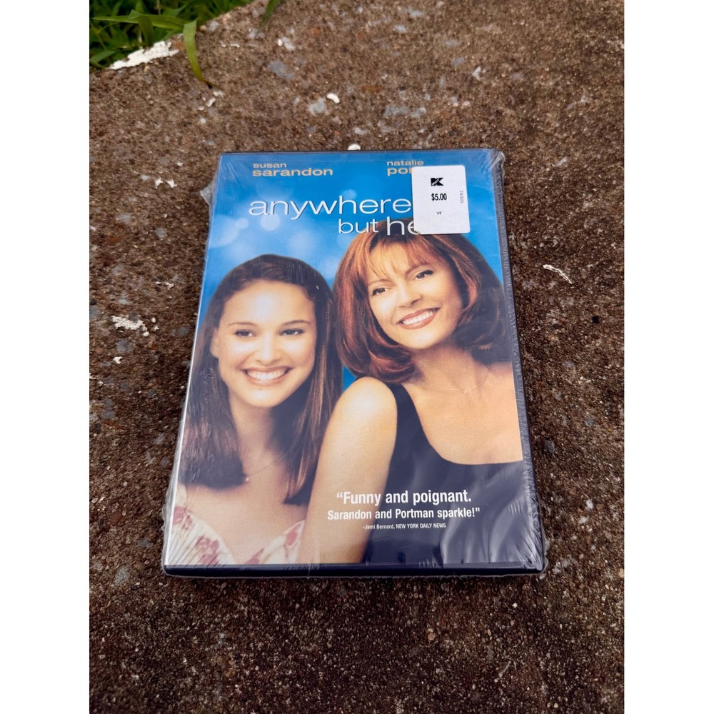 Anywhere But Here DVD 2000 Susan Sarandon Natalie Portman Drama Movie New Sealed